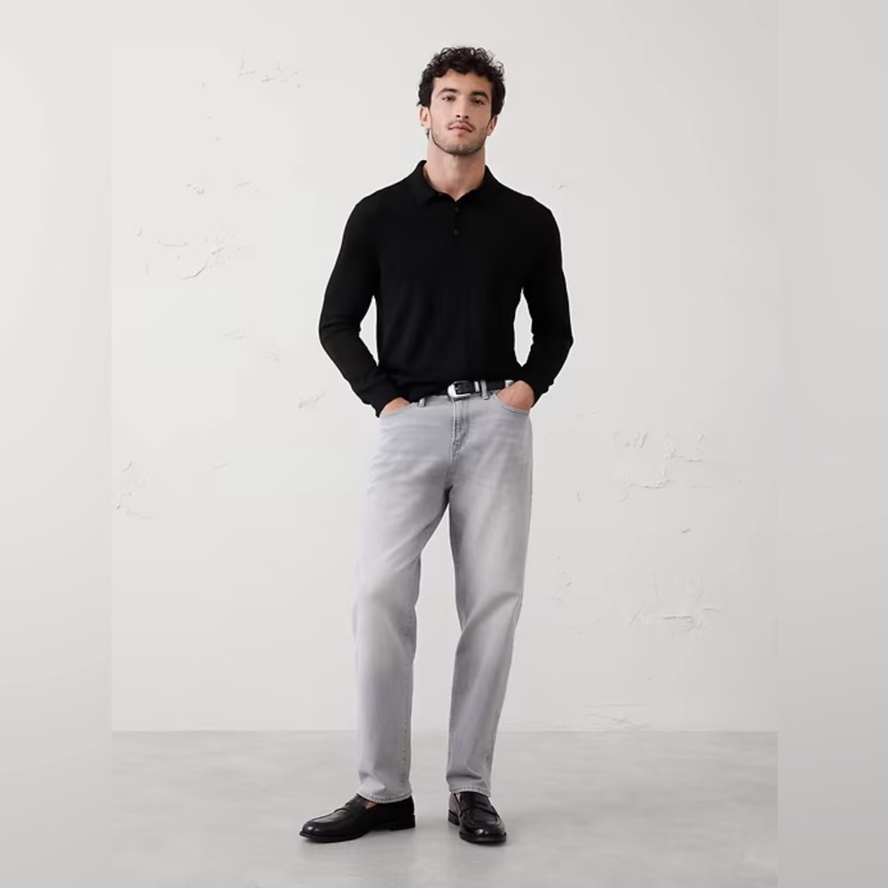 banana republic men's merino sweater size medium